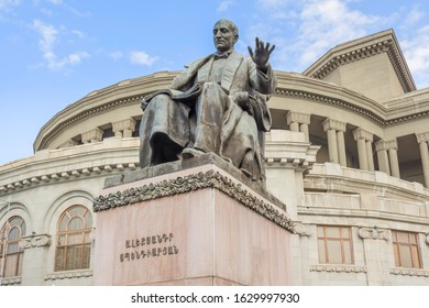 Yerevan, Armenia - October 19, 2019: The Statue Of Alexander Spendiarov (Spendiaryan), Music Composer And Conductor