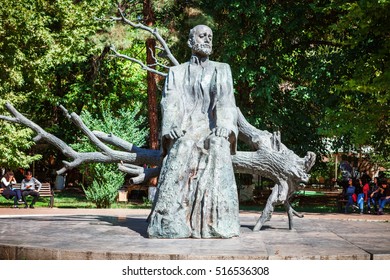 Yerevan, Armenia - September 26, 2016: The Statue Of Komitas Near The Yerevan Komitas State Conservatory, Kentron District