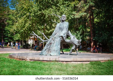 Yerevan, Armenia - September 26, 2016: The Statue Of Komitas Near The Yerevan Komitas State Conservatory, Kentron District