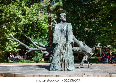 Yerevan, Armenia - September 26, 2016: The Statue Of Komitas Near The Yerevan Komitas State Conservatory, Kentron District