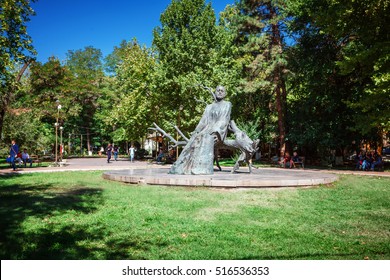 Yerevan, Armenia - September 26, 2016: The Statue Of Komitas Near The Yerevan Komitas State Conservatory, Kentron District