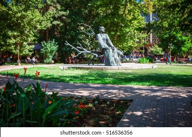 Yerevan, Armenia - September 26, 2016: The Statue Of Komitas Near The Yerevan Komitas State Conservatory, Kentron District