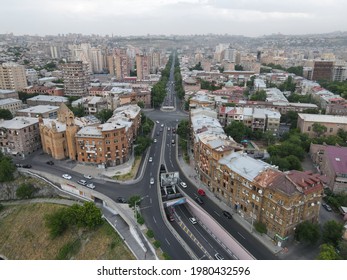 Yerevan, Republic Of Armenia,  May 26,2021 , Yerevan Mashtots Avenue