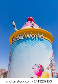 Yermo, APR 26: The Giant Ice Cream Sundae Of Eddie World On APR 26, 2019 At Yermo, California