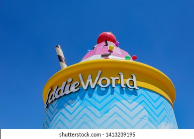 Yermo, APR 26: The Giant Ice Cream Sundae Of Eddie World On APR 26, 2019 At Yermo, California