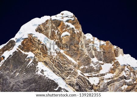 Similar – Image, Stock Photo Casanna III Mountain Sky