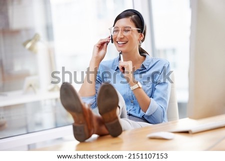 Yes Im devising a plan right now. Shot of a businesswoman working in a call center.