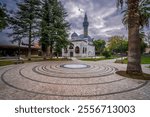 The Yesil Mosque view in Iznik Town of Turkey