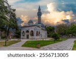 The Yesil Mosque view in Iznik Town of Turkey