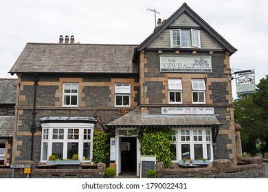 The Yewdale Inn Is Open For Business Once Again.  Yewdale Inn, 2 Yewdale Road, Coniston, Lake District, Cumbria, England, On Monday, 3rd August, 2020.