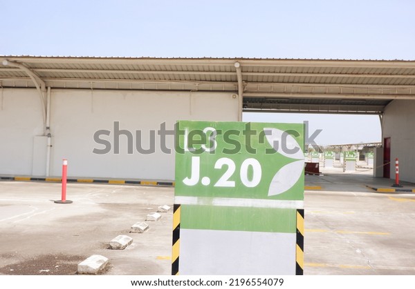 Yia airport\
parking lot. tempat parkir mobil outdoor di bandara YIA wates,\
kulonprogo, terlihat dengan desaign modern dan menarik. \
Yogyakarta, Indonesia, September 1,\
2022