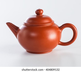 Yixing Clay, Teapot, China, Tea Ceremony, White Background 