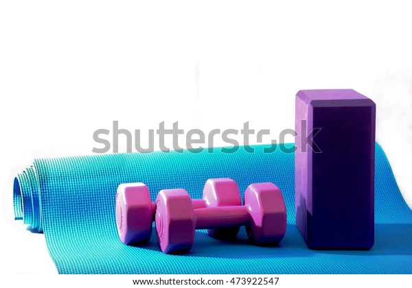 Yoga Accessories Kit Yoga Mat Yoga Stock Photo Edit Now 473922547