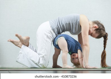 Yoga Baby Mom 