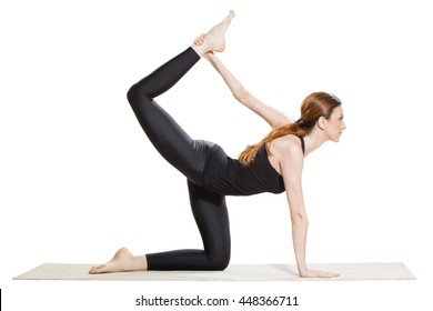 Yoga Halfbow Pose Ardha Dhanurasana Stock Photo 448366711 | Shutterstock