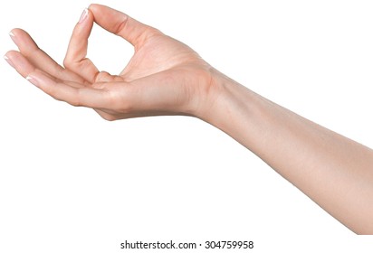 Yoga Hand Isolated