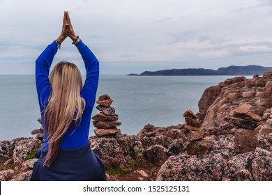 Yoga Pose In North Sikkim Is A District Of The Indian State Of Sikkim.