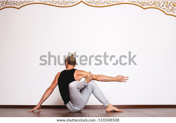 Yoga Yoga Poses Yogi Hall Pose Stock Photo Edit Now 510348508