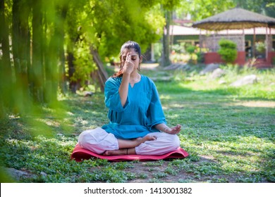 yoga postures in beautiful outdoors