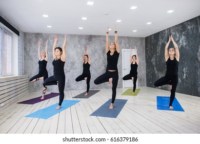 Yoga Practice Exercise Class Concept