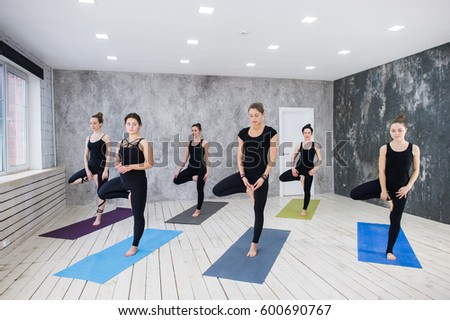 Yoga Practice Exercise Class Concept