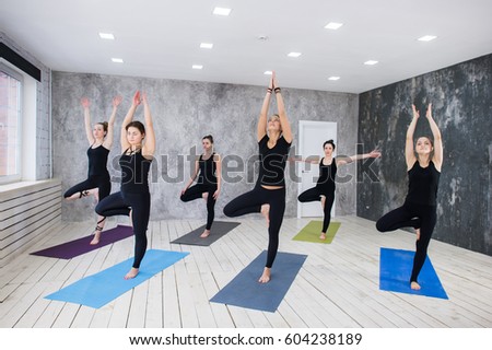 Yoga Practice Exercise Class Concept