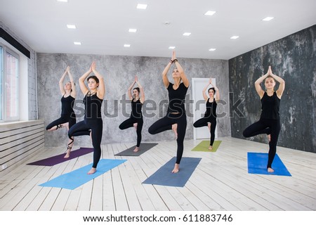Yoga Practice Exercise Class Concept