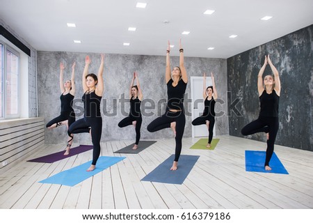 Yoga Practice Exercise Class Concept
