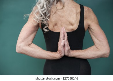 Yoga Senior Woman.