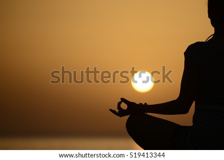 Yoga, yoga teacher, yoga at sunset