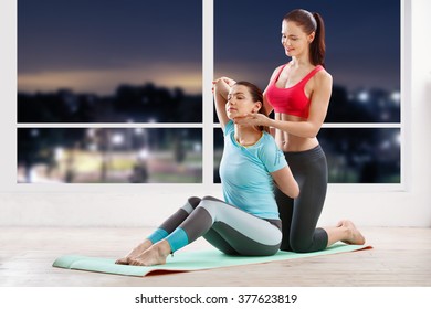 Yoga Training With Trainer