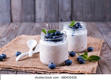 Yoghurt With Blueberries