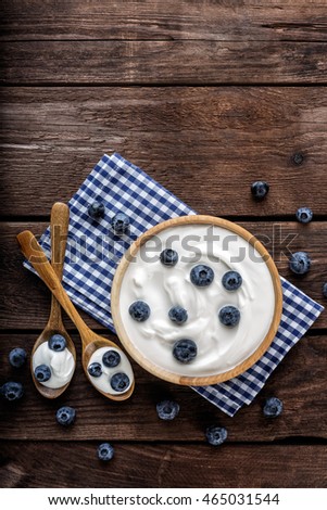 Similar – Yoghurt with fresh fruits