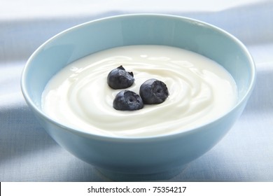 Yogurt With Blueberries