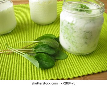 Yogurt Smoothie With Sorrel