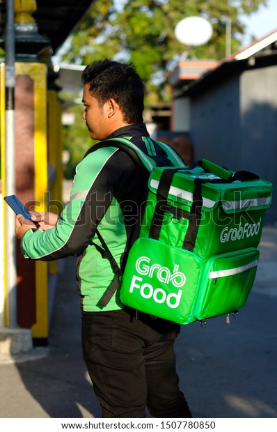 Yogyakarta 18 September 2019 Grab Food Stock Image Download Now