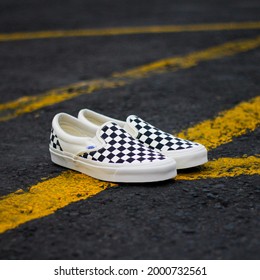 checkerboard vans indonesia