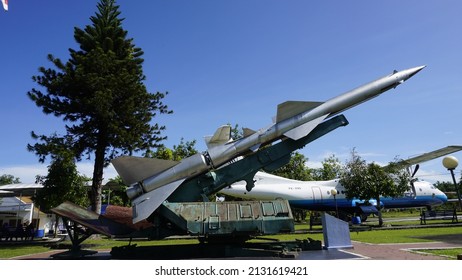 Yogyakarta, Indonesia Feb 26th 2022 The S-75 (Russian: С-75; NATO Reporting Name SA-2 Guideline) Is A Soviet Designed, High-altitude Air Defence System, Built Around A Surface To Air Missile (SAM) 