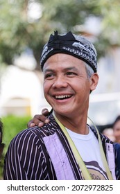 Yogyakarta, Indonesia - January, 2021. The Governor Of Central Java, Ganjar Pranowo.