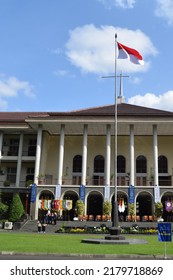 Yogyakarta Indonesia. June 24th 2022. Gadjah Mada University Central Building, Balairung. Selective Focus.