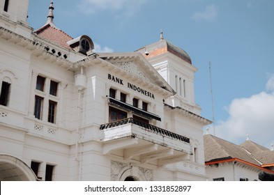 Yogyakarta, Indonesia - March 03, 2019 : Historical Building, Bank Indonesia
