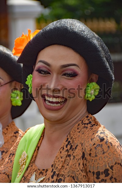 Yogyakarta Indonesia March 6 2019 Crossdresser Stock Photo Edit