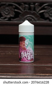 Yogyakarta, Indonesia - November 18 2021 :
A Liquid For Vaping