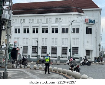 Yogyakarta, Indonesia - October 10 2022: The Atmosphere Of The City Of Yogyakarta Is Calm With Smooth Traffic