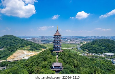 Yonghe Tower, Shaoxing City, Zhejiang province, China - Shutterstock ID 2203645213