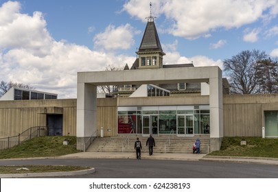 Yonkers, NY, USA - April 2,2017. The Hudson River Museum, Located In Trevor Park In Yonkers, New York.