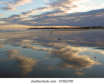 York Beach Maine Sunset