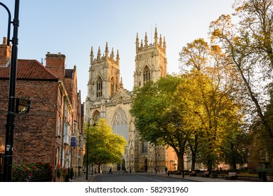 York Minster Cathedral In England Is  The Largest Gothic Cathedral In Northern Europe.