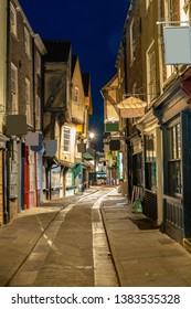 York Shambles Alley Sunset Dusk, York Englsnd UK