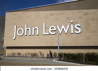 YORK, UK - 1 OCTOBER 2015.  John Lewis Shop At Monks Cross In York